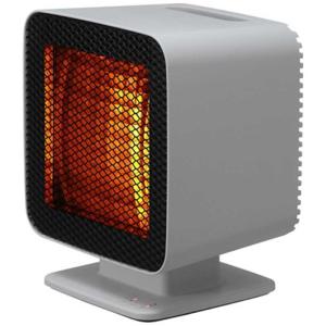 プラスマイナスゼロ　電気ストーブ 400W/首振り機能　XHS-Z310-LH