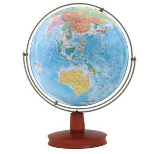 渡辺教具製作所 地球儀 ジェミニ 卓上用地球儀 WE No.2608 (木台