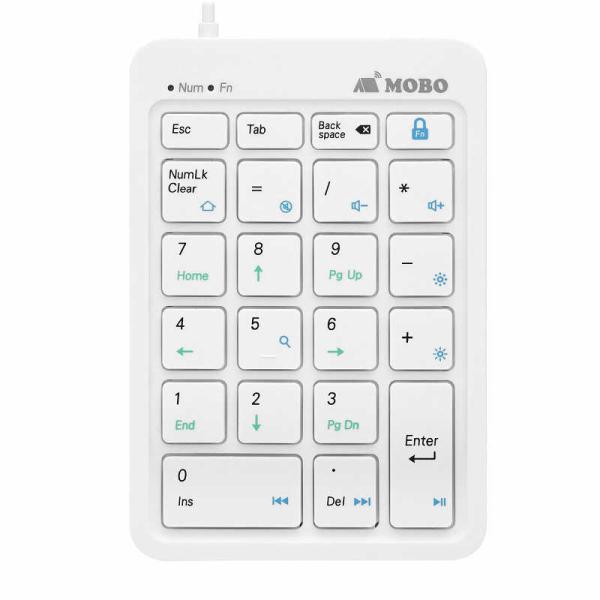 MOBO　TenkeyPad2 Wired 22キー 有線 ［有線 /USB］ ホワイト　AM-NP...