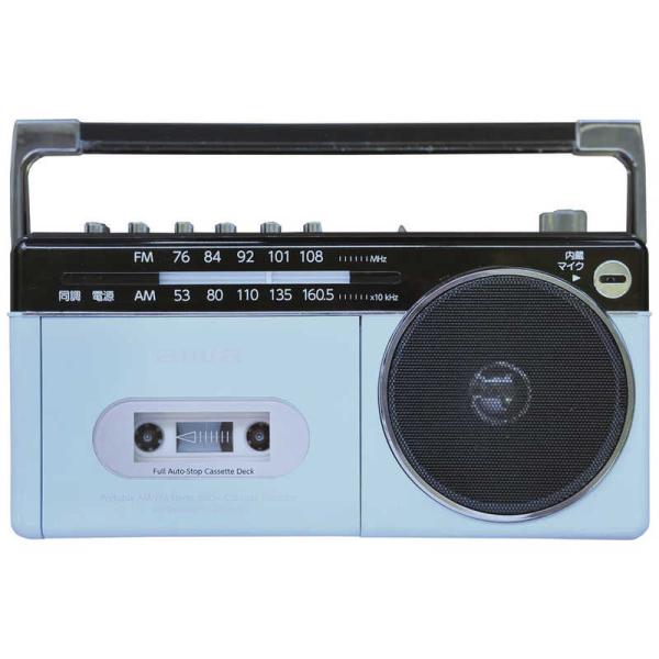とうしょう　モノラル型ラジカセ ［ワイドFM対応 /Bluetooth対応］ パステルブルー　GAA...