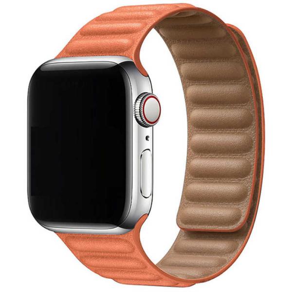 アイキューラボ　AppleWatch 40mm 38mm用 マグネットホールドバンド オレンジ　IQ...