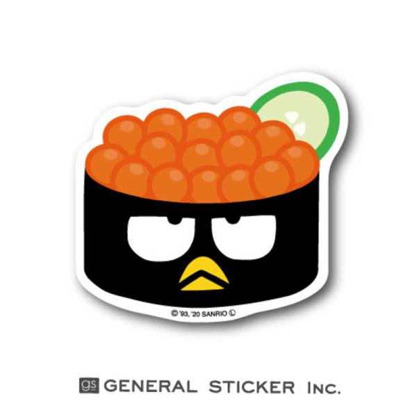 ゼネラルステッカー　ダイカットステッカー お寿司 サンリオキャラクターズ バッドバツ丸　LCS-10...