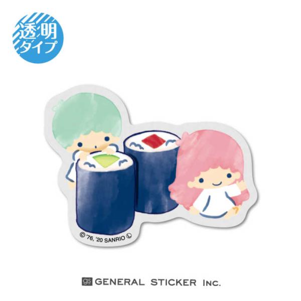 ゼネラルステッカー　ダイカットステッカー お寿司 サンリオキャラクターズ リトルツインスターズ　LC...