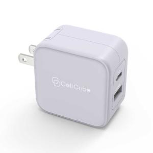 ファンマックスジャパン Cell Cube 2ポートUSB-C Fast Charger -LP Cell Cube   CCAC07LP