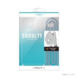 MSソリューションズ iPhone 14 / 13 ショルダーストラップつきケースSHOULTY クリア LNIM22NS1CL