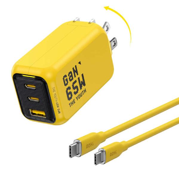 AOHI　THE YOUTH PD ケーブルセット USB C×2ポート USB A×1ポート PC...