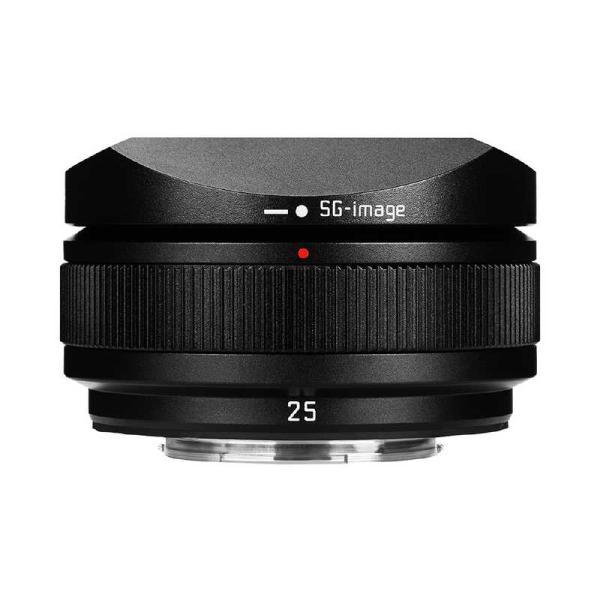 SGIMAGE　SG-image AF 25mm F1.8 マイクロフォーサーズ 単焦点レンズ ブラ...