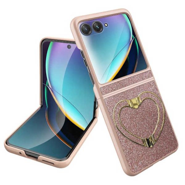 STYLEPROMOTION　Motorola razr 50 グリッターリングスタンドケースRGD...