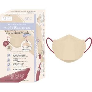 サムライワークス Victorian Mask for Lady fit Mサイズ 30枚入 サンドベージュ×ワインレッド SWMASK233TCKB