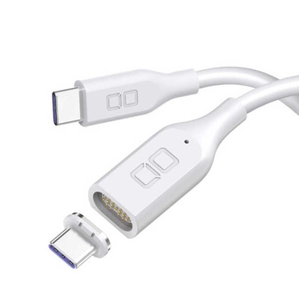 CIO　マグネットシリコンケーブル2m ホワイト ［USB Power Delivery対応］　CI...