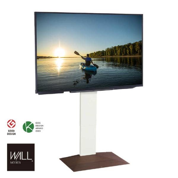ナカムラ　32〜80インチ対応 テレビスタンド WALL V3 (ハイタイプ) ウォールナットベース...