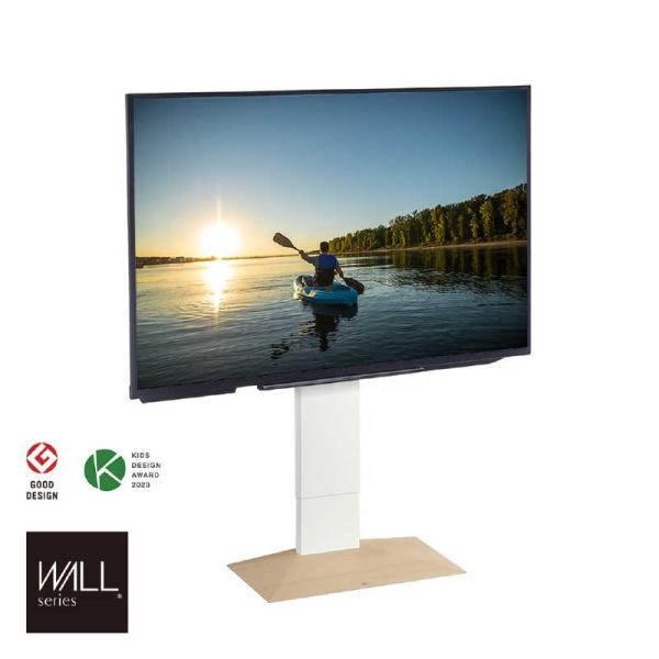 ナカムラ　32V〜80V型対応 テレビスタンド WALL ウォール V3 (ロータイプ) ホワイトオ...