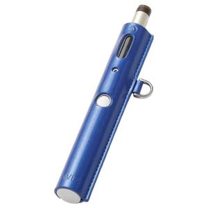DEFF　電子たばこPloom TECH+用 パテントレザーケース WIZ JACKET for Ploom TECH+ WLC-PMP01SBU　WLC-PMP01SBU