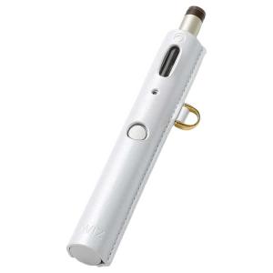 DEFF　電子たばこPloom TECH+用 パテントレザーケース WIZ JACKET for Ploom TECH+ WLC-PMP01PWH　WLCPMP01PWH