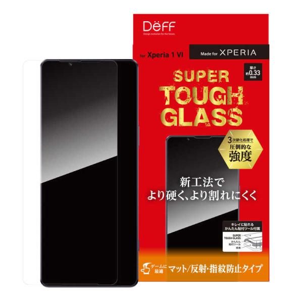 DEFF　SUPER TOUGH GLASS for Xperia 1 VI マット　DG-XP1M...