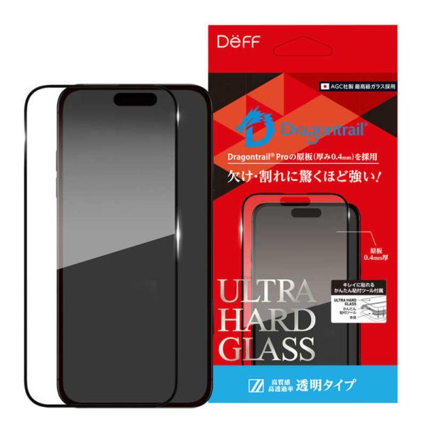 DEFF　ULTRA HARD GLASS for iPhone 16 Pro Max(6.9インチ...