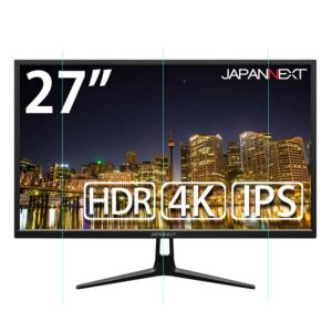 JAPANNEXT JAPANNEXT 27型IPSパネル搭載 4K液晶モニター JAPANNEXT ブラック  JN-IPS2705UHDR