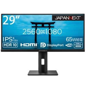 JAPANNEXT JAPANNEXT 29インチ ワイドFHD 液晶モニター HDMI DP USB Type-C JN-IPS29WFHDR-C65W