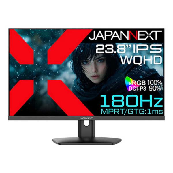 JAPANNEXT　IPSパネル搭載 WQHDゲーミングモニター HDMI DP HDR 1ms(G...