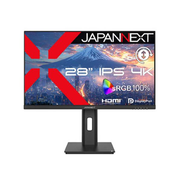 JAPANNEXT　PCモニター ［28型 / 4K(3840×2160) / ワイド / 60Hz...