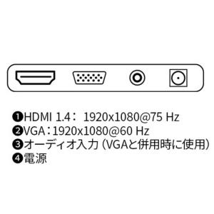 JAPANNEXT フルHD液晶モニター VA...の詳細画像5