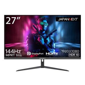 JAPANNEXT JAPANNEXT 27型IPS フルHDパネル搭載 144Hz対応ゲーミングモニター JN-IPS27FHDR144