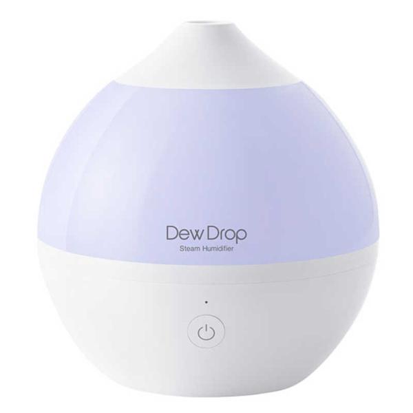 スリーアップ　加湿器 Dee Drop M(デュードロップM) スチーム式　ST-T2019-WH ...