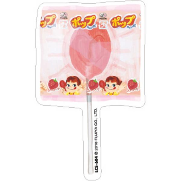 ゼネラルステッカー　ダイカットビニールステッカー フジヤ ポップキャンディ　LCS-604