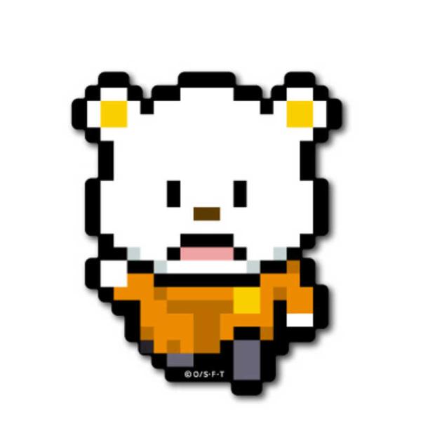 ゼネラルステッカー　ピクセルキャラクター ステッカー ワンピース ベポ　OPX-034