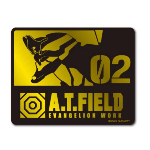 ゼネラルステッカー　Worksonステッカー Mサイズ A.T.FIELD 金 弐号機　ATF-01...