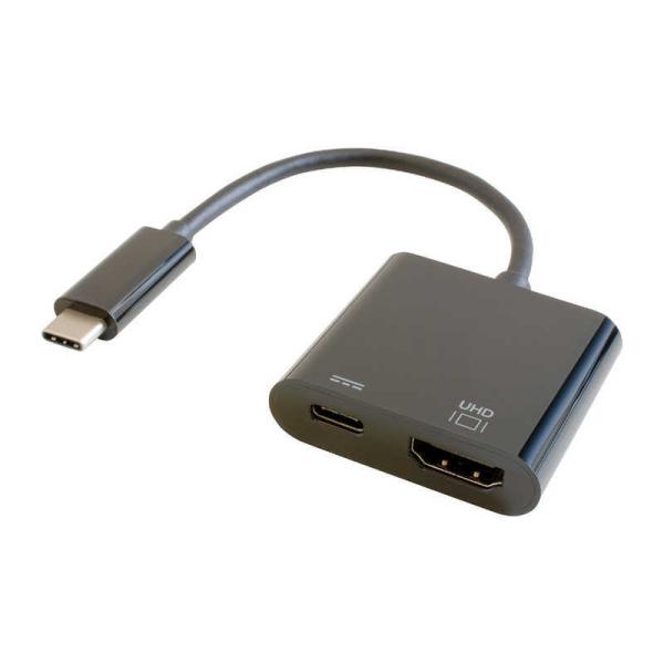 GOPPA　０．１４ｍ［ＵＳＢ−Ｃ　オス→メス　ＨＤＭＩ　４Ｋ＋ＵＳＢ−Ｃ（給電用　ＵＳＢ　ＰＤ対応...