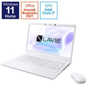 NEC　モバイルパソコン LAVIE N14シリーズ パールホワイト [14.0型/Core i7/メモリ：8GB/SSD：512GB]　PC-N1475CAW