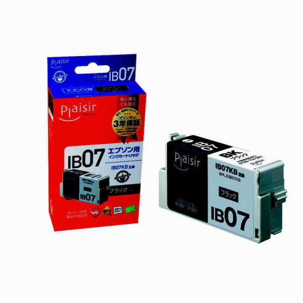 プレジール　互換インクカートリッジ エプソン用 IB07KB互換　BPL-EIB07KB