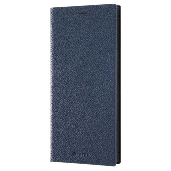 レイアウト　Ｘｐｅｒｉａ　１０　ＩＩ　耐衝撃　手帳　ＴＥＴＲＡ　サイドマグネット　ネイビー　RT-R...