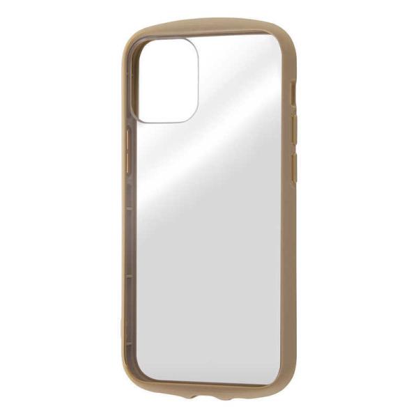 レイアウト　iPhone 12 mini 5.4インチ対応 耐衝撃ハイブリッド Puffull ベー...