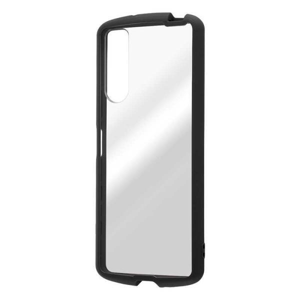 レイアウト　Xperia 5 II 耐衝撃ハイブリッド Puffull ブラック　RT-RXP5M2...