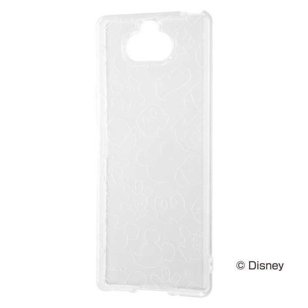 レイアウト　Xperia 8 ディズニー/TPUソフト キラキラ/ミッキー　RT-RDXP8A/MK...