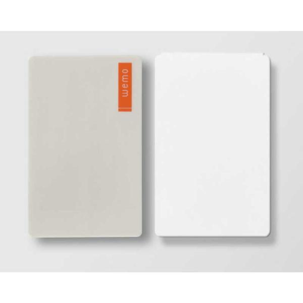 コスモテック　wemo ウェアラブルメモ パッドタイプS&amp;クリップライトグレー　WEMO_PLGCS