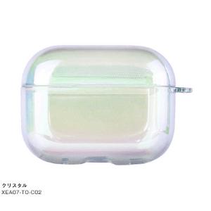 アピロス　AirPods Pro(第2/1世代)対応ケース TILE AURORA OVAL クリスタル EYLE　XEA07-TO-C02｜y-kojima