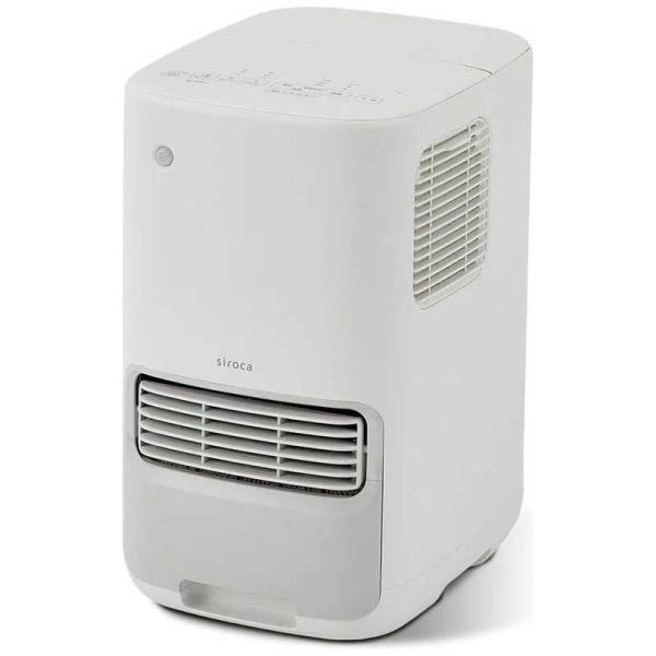 SIROCA　加湿機能付きセラミックファンヒーター ポカプラス [気化式] 木造8.5畳/鉄筋14畳...