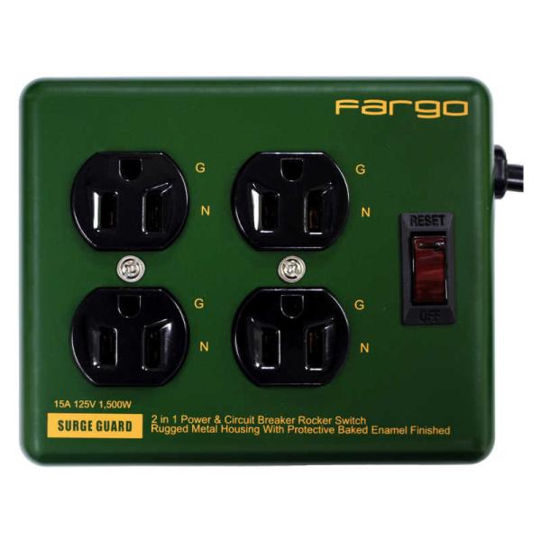 ファーゴ　STEEL TAP 4AC OLIVE ファーゴ オリーブ ［1.8m /4個口 /スイッ...