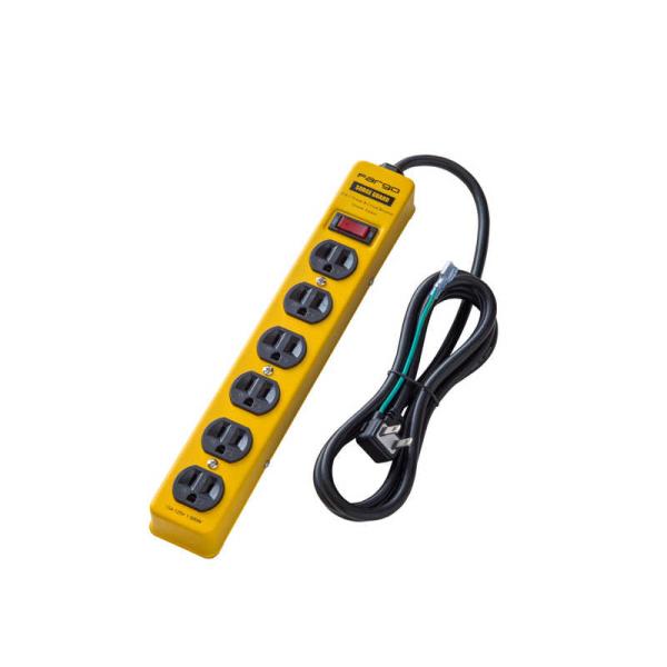 ファーゴ　STEEL TAP AC6個口 イエロー 2M ［2.0m /6個口 /スイッチ付き(一括...