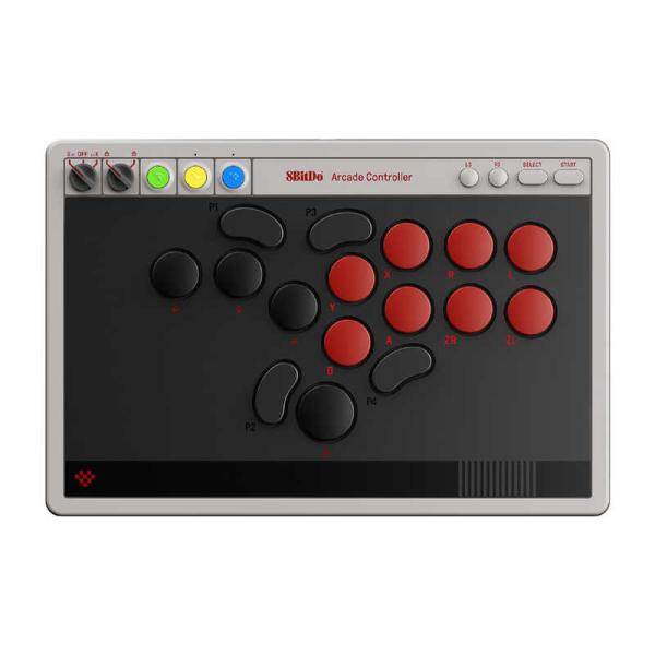 8BITDO　無線・有線接続 レバーレスアーケードコントローラー WindowsPC/Switch/...