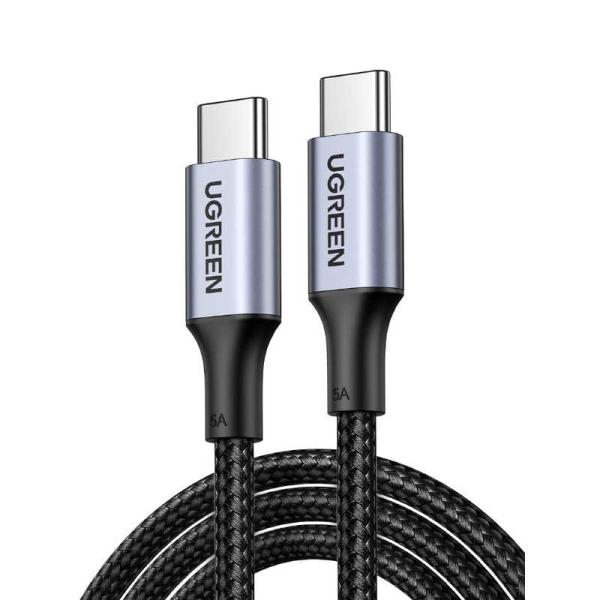 UGREEN　USB-C to USB-C 編組ケーブル 100W 2m ［USB-C ⇔ USB-...