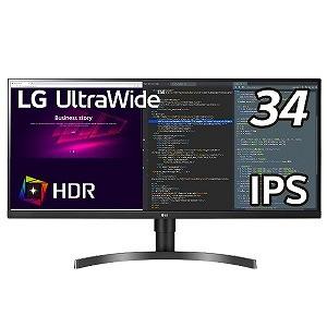 ＬＧエレクトロニクス　３４型ＷＱＨＤウルトラワイド液晶ディスプレイ　（ＩＰＳ／ＬＥＤ／ＨＤＲ）　３４ＷＮ７５０−Ｂ