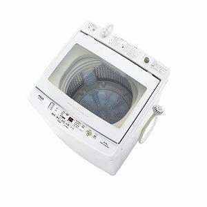 アクア　ＡＱＵＡ　インバーター全自動洗濯機［洗濯９ｋｇ／高濃度クリーン浸透き］ＡＱＷ−ＧＶ９０Ｊ（Ｗ）　ホワイト（標準設置無料）