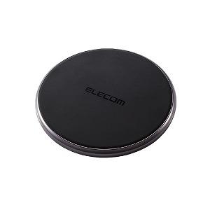 エレコム　Ｑｉ規格対応ワイヤレス充電器　１０Ｗ　５Ｗ　Ｔｙｐｅ−Ｃ入力　卓上タイプ　Ｔｙｐｅ−ＣメスＡＣ充電器付属　ブラック　Ｗ−ＱＡ１５ＢＫ