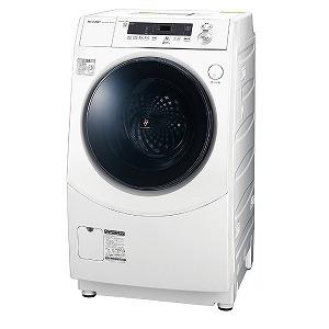 洗濯機　乾燥付き　シャープ　ドラム式洗濯乾燥機１０ｋｇ［洗濯１０．０ｋｇ／乾燥６．０ｋｇ／ヒータ乾燥／左開き］ＥＳ−Ｈ１０Ｅ−ＷＬ（標準設置無料）