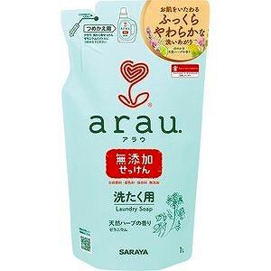 サラヤ　ａｒａｕ洗濯用せっけんゼラニウム　替え　１Ｌ　アラウ　ＡＲＡＵセンタクヨウセッケンゼラニウム
