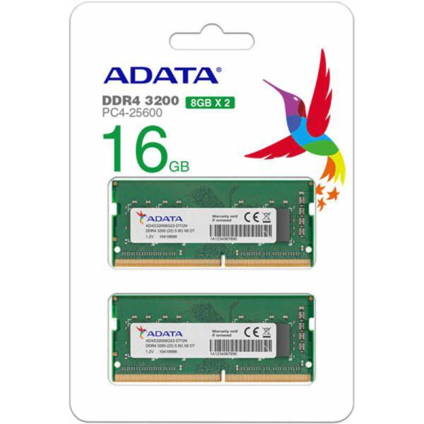 ADATA　増設用メモリ ノート用[SO-DIMM DDR4 /8GB /2枚]　AD4S32008...